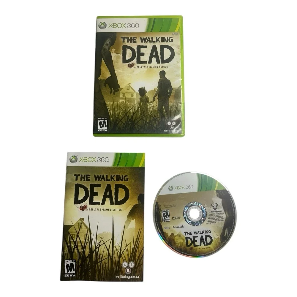 Xbox 360 Resident Evil Bioshock Crysis 3 Walking Dead Video Game Bundle Lot 5